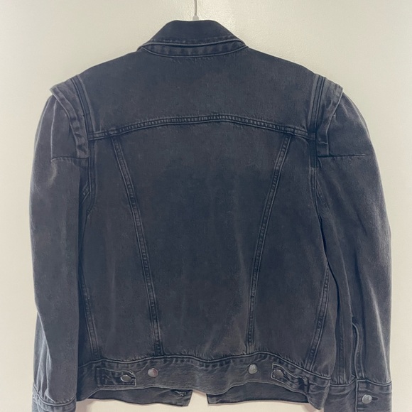 Frame Rosette-Sleeve Denim Jacket (Ozone) - Size M - Picture 8 of 11